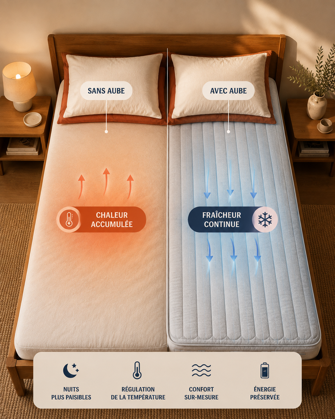 AUBE — le confort des nuits